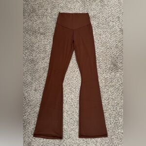 Aerie Brown Real Me Xtra Hi-Rise Bootcut Leggings